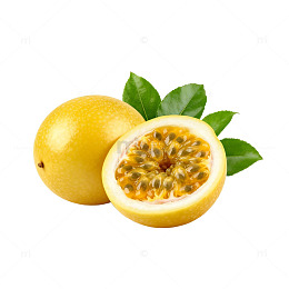 透明背景百香果插画素材