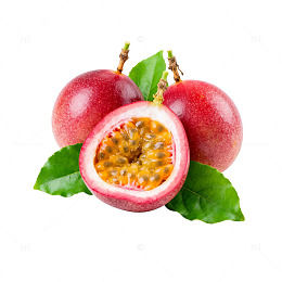 透明背景百香果插画素材