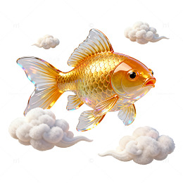 奇幻金鱼云中游