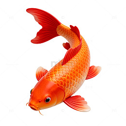 锦鲤跃动写实片