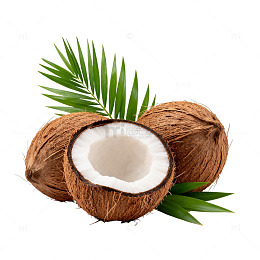 椰果特写透明背景图