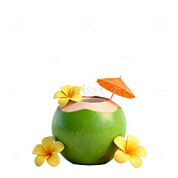 热带风情椰子饮料图片