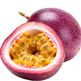 新鲜百香果特写