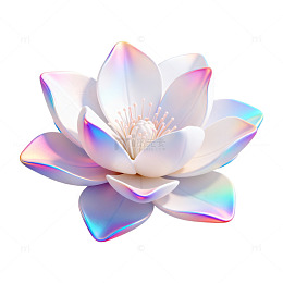 炫彩莲花艺术图案设计素材