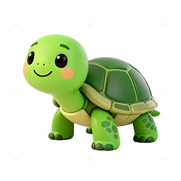 卡通乌龟玩具设计