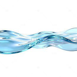 水晶波纹流动艺术效果
