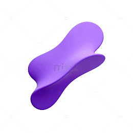 紫色彩滴流体抽象艺术矢量图案