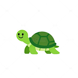 卡通乌龟插图素材