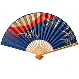 日式和风折扇装饰设计元素