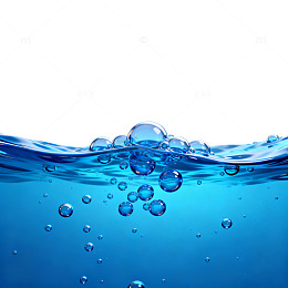 清新水波气泡背景设计素材