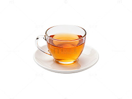 玻璃杯橙茶简约风格