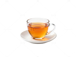 透明茶杯红茶饮品图片