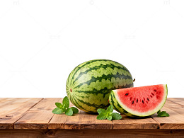 清新夏日西瓜静物