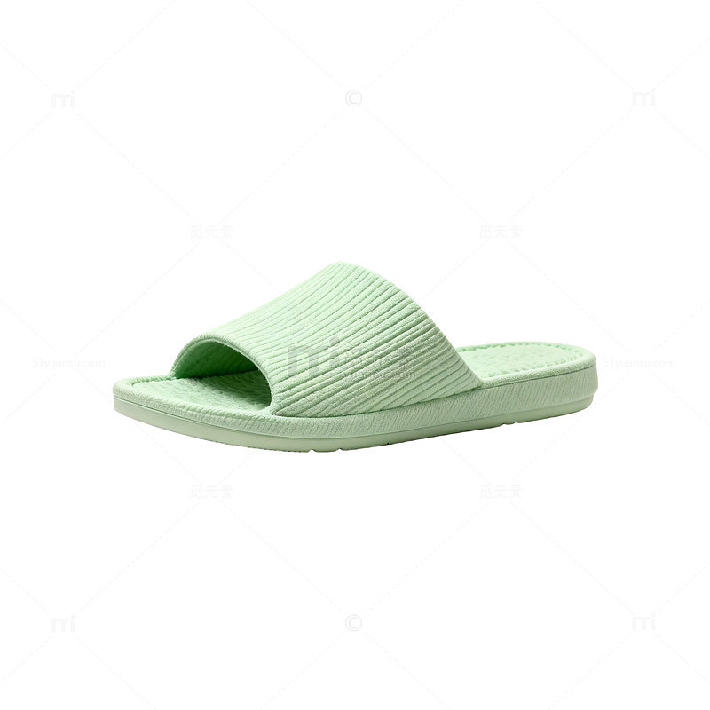 清新夏日拖鞋设计素材