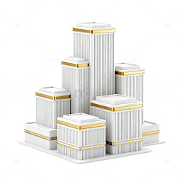 现代建筑模型设计素材