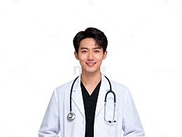 医生肖像白大褂医疗职业形象照