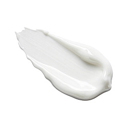 白色乳霜质地涂抹痕迹