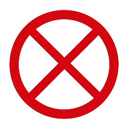 红色禁止符号图标图片