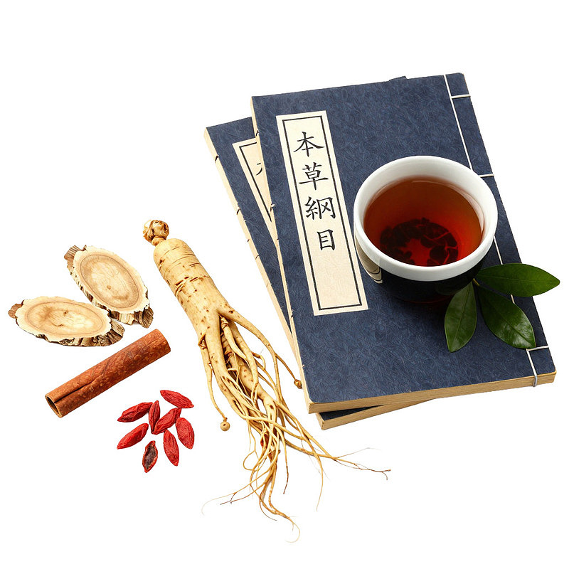 中药材与茶饮展示图片