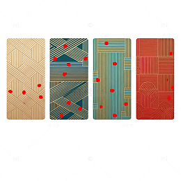简约几何图案装饰设计素材