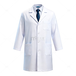 白色实验服医生工作服