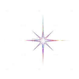 星光闪耀特效图案设计素材