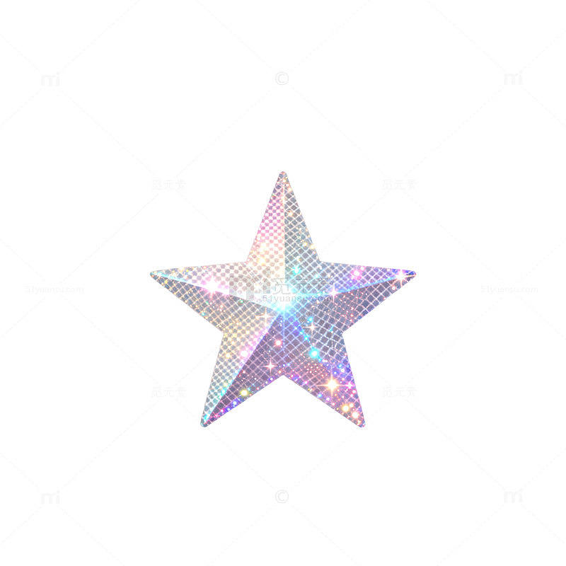 璀璨星光梦幻装饰图案