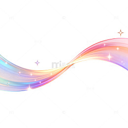彩虹光效梦幻背景图