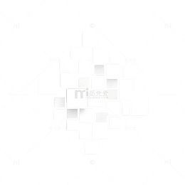 立体方块抽象艺术装饰图案