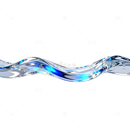 流动水波艺术效果素材