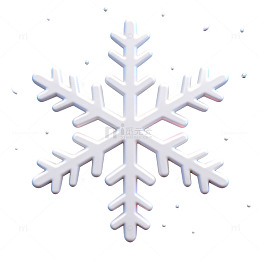 冰雪风雪花图案装饰素材