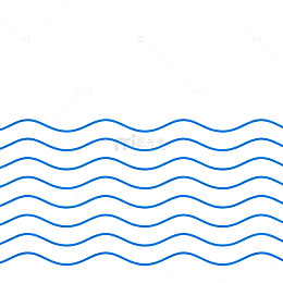 简约波浪线图案背景