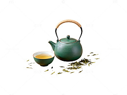 茶文化静物插画茶壶茶杯