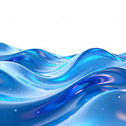 蓝色水波纹矢量背景素材