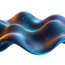 数字化波纹图案抽象设计