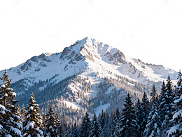 雪山风光冬季雪景片