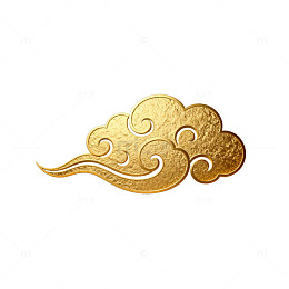 金云纹传统图案装饰元素