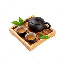 简约中国风茶具矢量图设计素材
