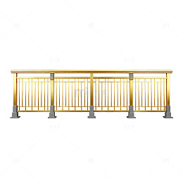金色护栏设计图样