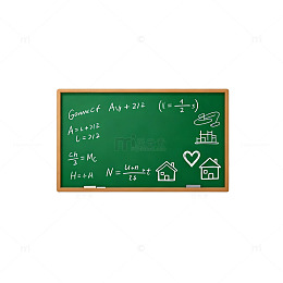 黑板数学公式教学素材