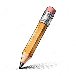铅笔素描简笔画绘图工具
