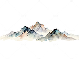水墨山水意境画