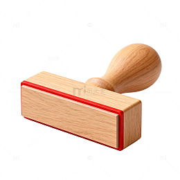 简约木质印章设计元素