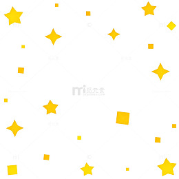 黄色星星背景设计素材