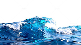 海洋波涛汹涌图