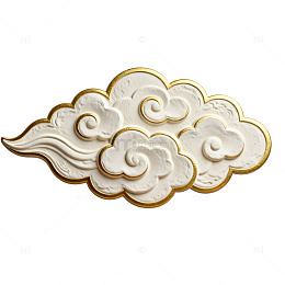 云纹装饰图案浮雕艺术品