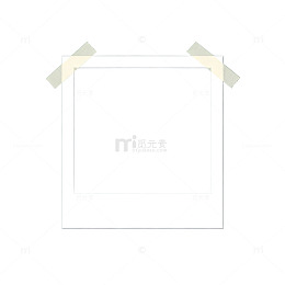 简洁白框背景素材