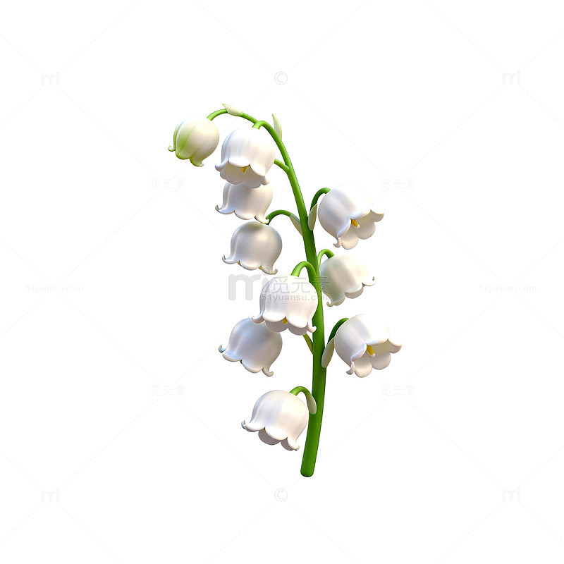 百合花矢量图设计元素