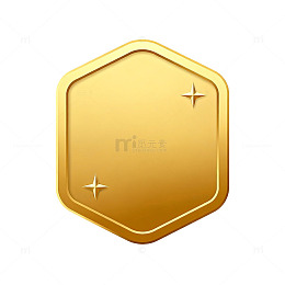 金质徽章图标设计素材
