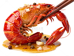 美味龙虾美食片